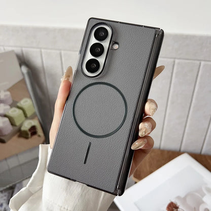 Leather magnetic shockproof protective case samsung z fold - product image