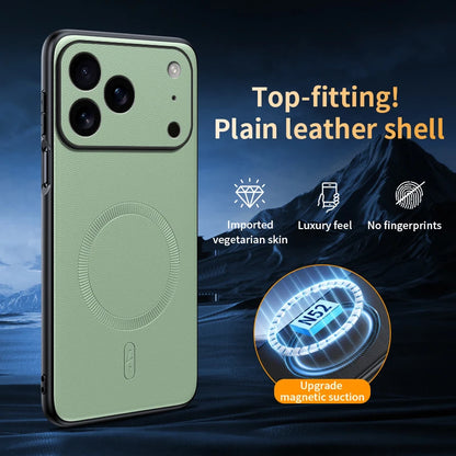 Leather magnetic soft full lens protection case - product image