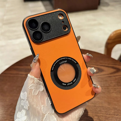 Leather magnetic soft silicone bumper shockproof case magsafe - product image