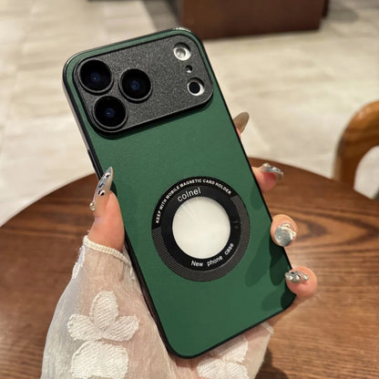 Leather magnetic soft silicone bumper shockproof case magsafe - product image