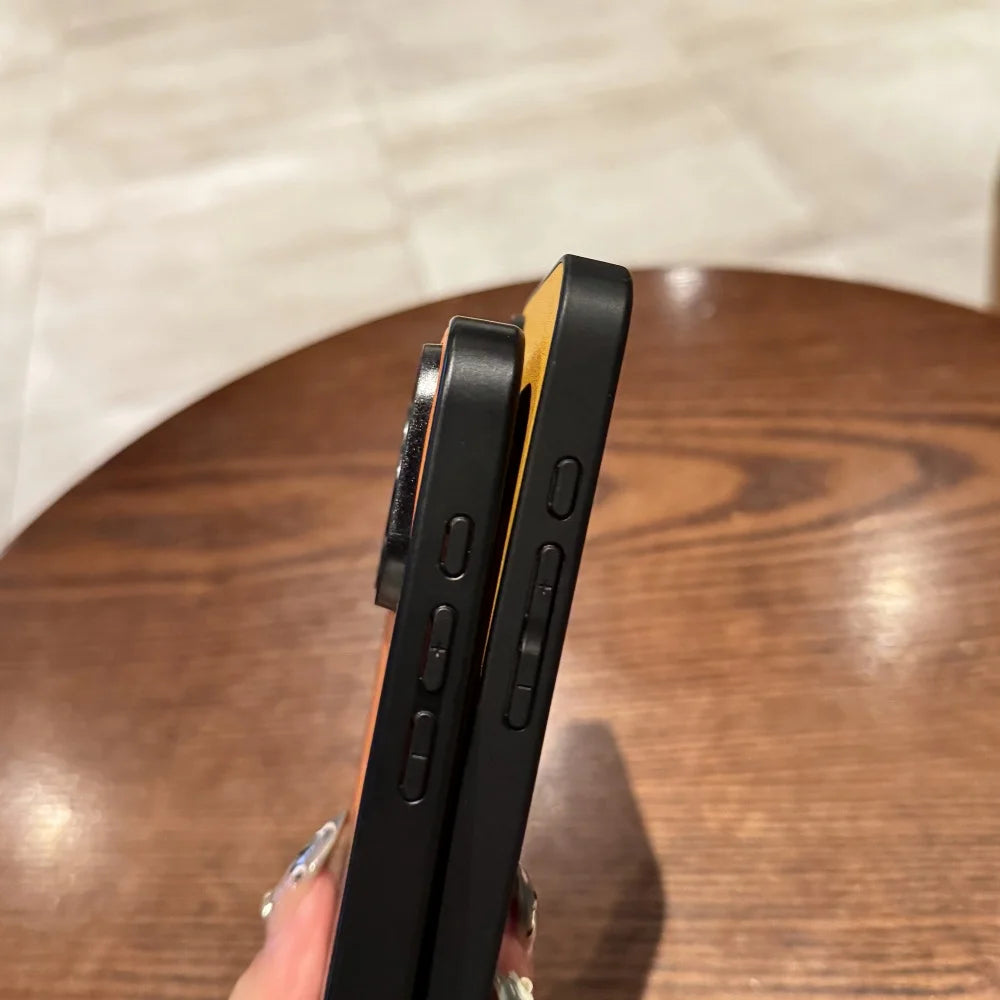 Leather magnetic soft silicone bumper shockproof case magsafe - product image