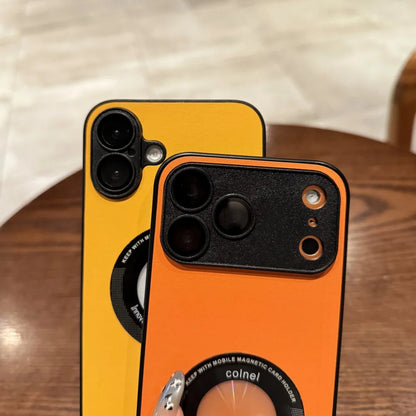 Leather magnetic soft silicone bumper shockproof case magsafe - product image