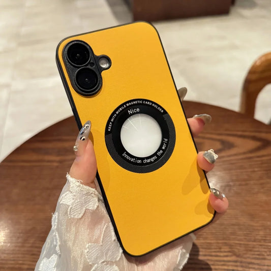 Leather magnetic soft silicone bumper shockproof case magsafe - product image