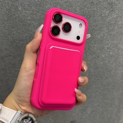 Liquid silicone magnetic wallet slot case - product image