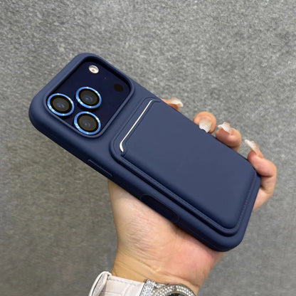 Liquid silicone magnetic wallet slot case - product image