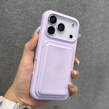 Liquid silicone magnetic wallet slot case - product image