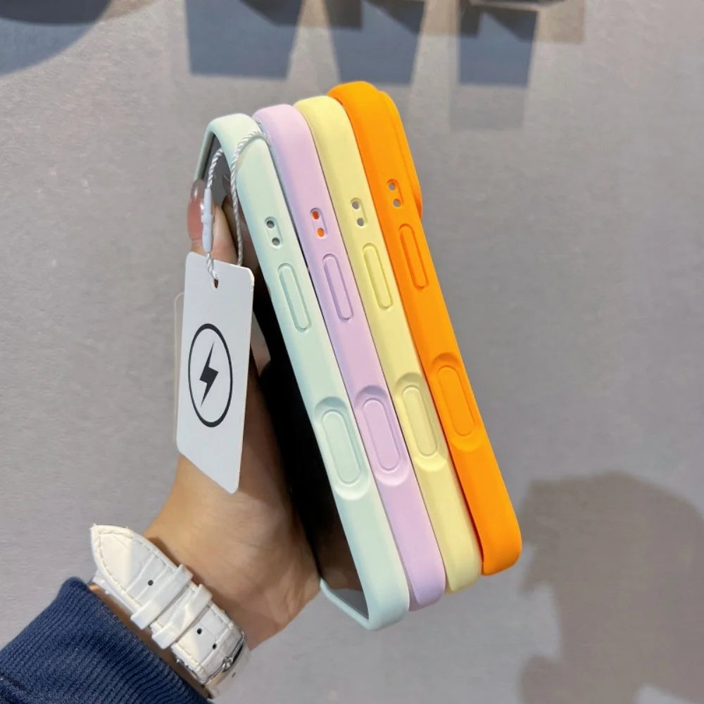 Liquid silicone magnetic wireless charging case - product image