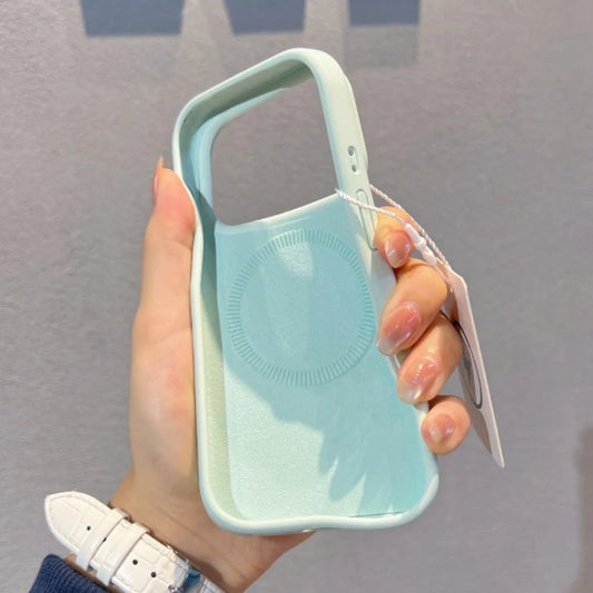 Liquid silicone magnetic wireless charging case - product image