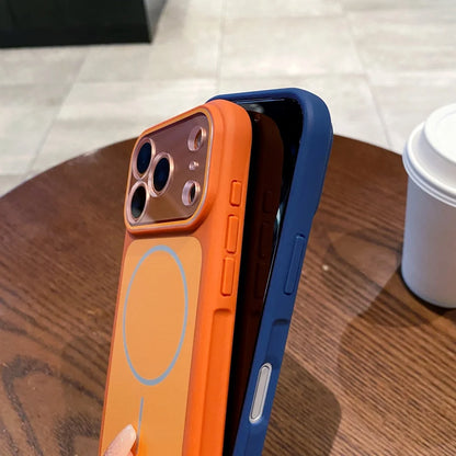 Liquid silicone magnetic wireless charging shockproof case iphone - product image