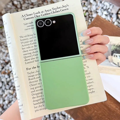 Liquid silicone matte soft shockproof case z flip - product image