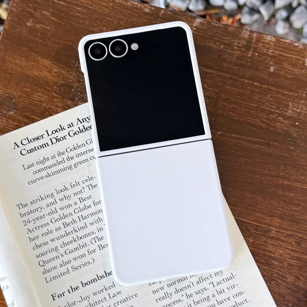 Liquid silicone matte soft shockproof case z flip - product image