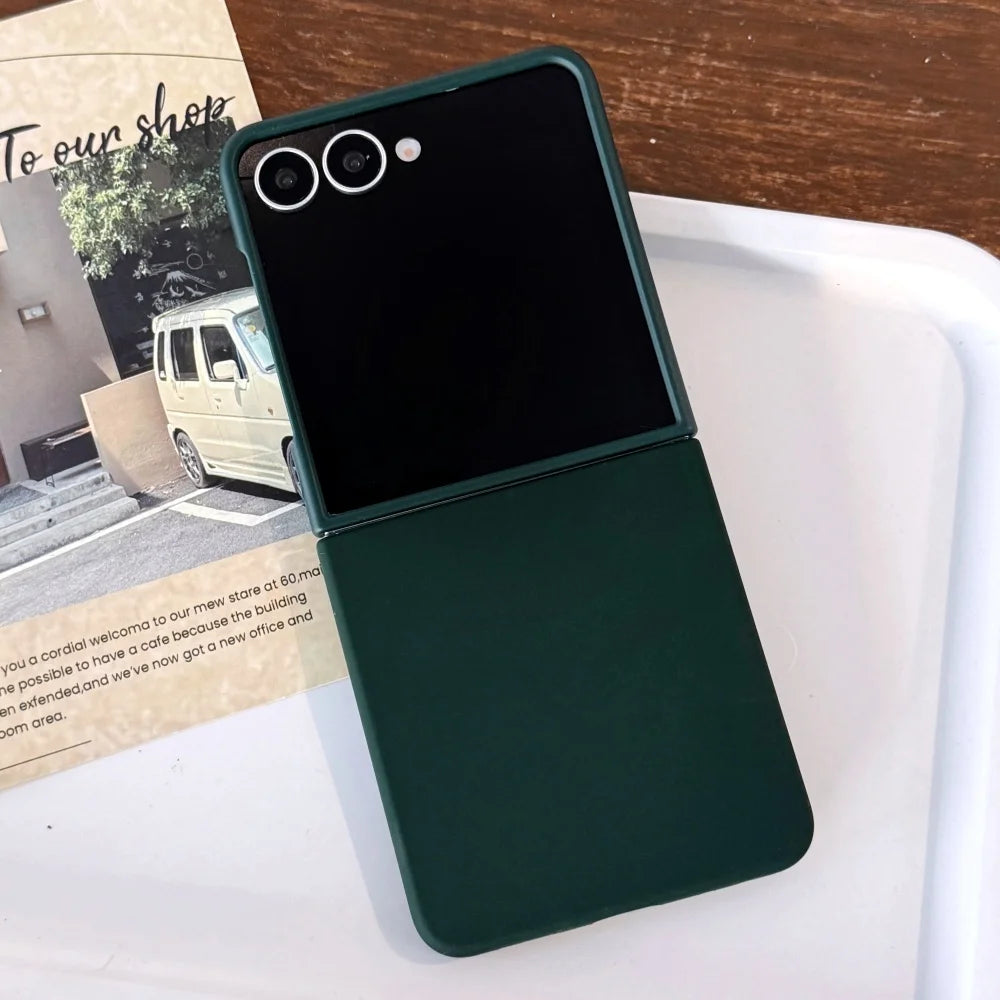 Liquid silicone matte soft shockproof case z flip - product image