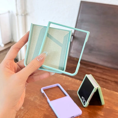 Liquid silicone matte soft shockproof case z flip - product image