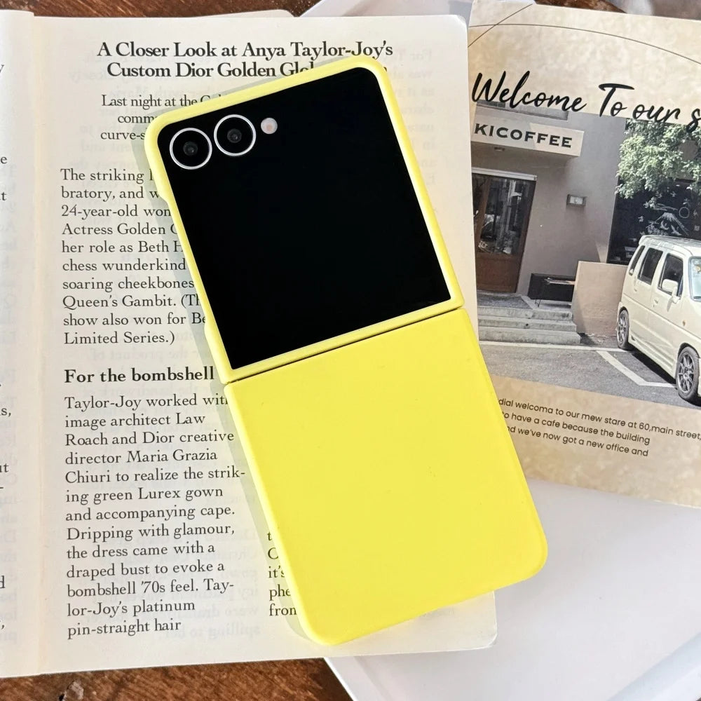 Liquid silicone matte soft shockproof case z flip - product image