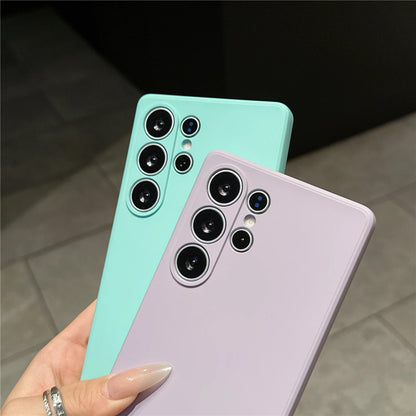 Liquid silicone soft shockproof phone case samsung - product image