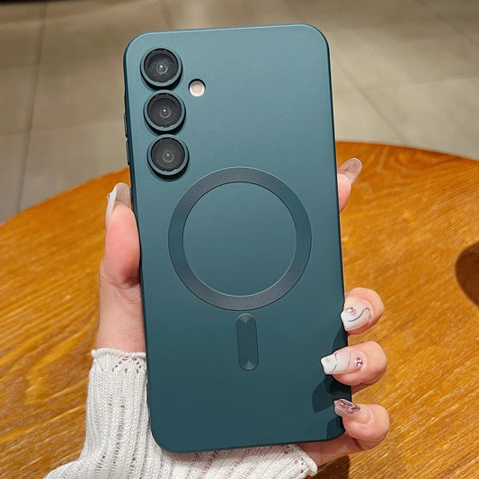 Luxury matte magnetic soft tpu phone case samsung s25 series - product image