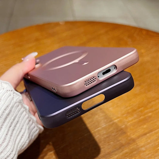 Luxury matte magnetic soft tpu phone case samsung s25 series - product image