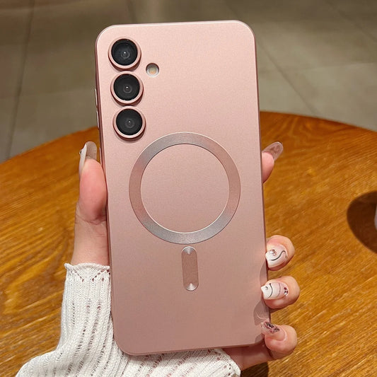 Luxury matte magnetic soft tpu phone case samsung s25 series - product image