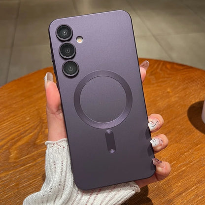 Luxury matte magnetic soft tpu phone case samsung s25 series - product image