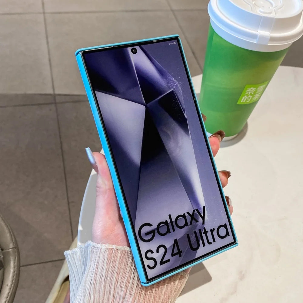 Luxury matte magnetic wireless charging pc shockproof case - product image