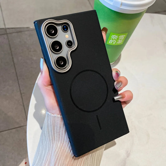 Luxury matte magnetic wireless charging pc shockproof case - product image