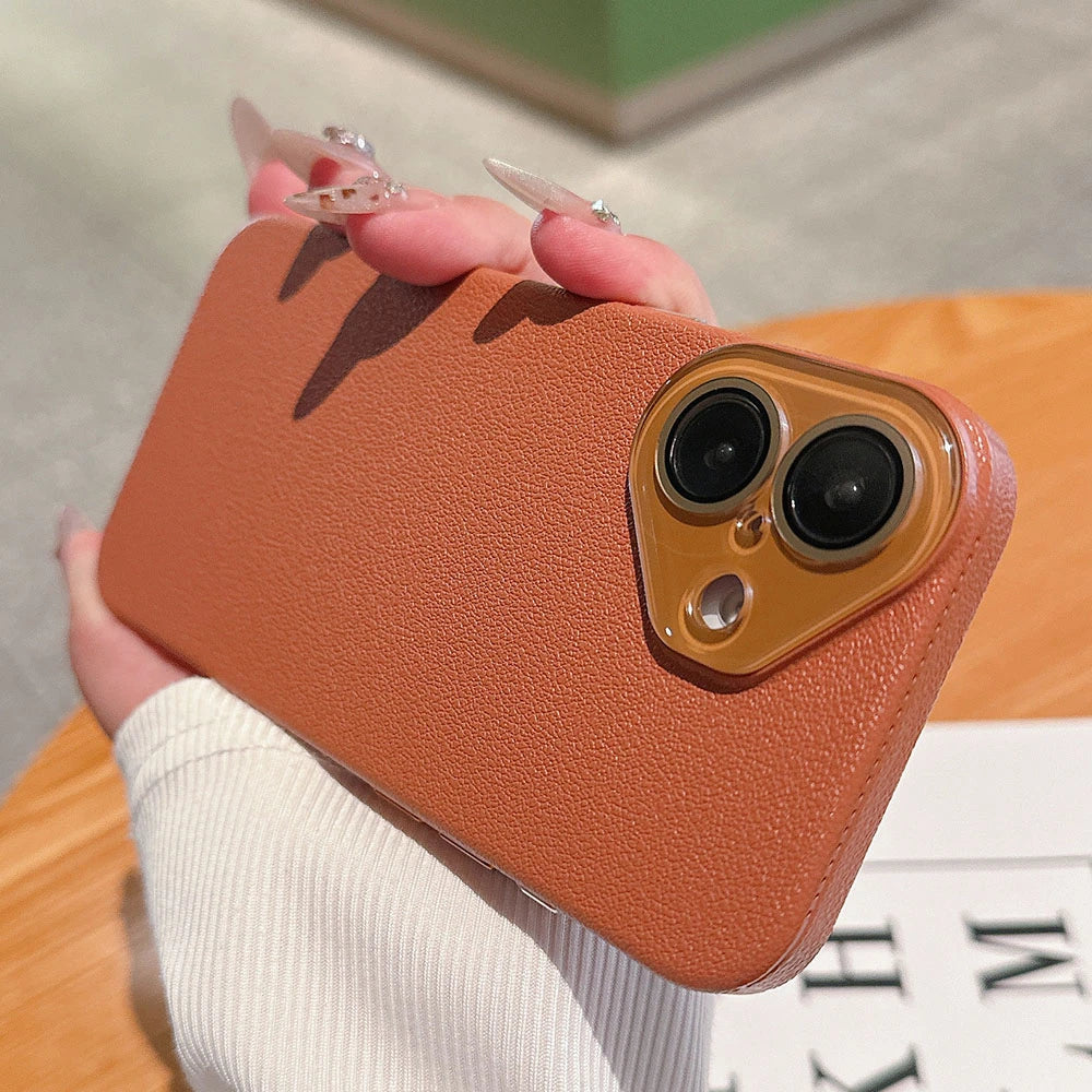 Lychee leather texture shockproof cover - product image