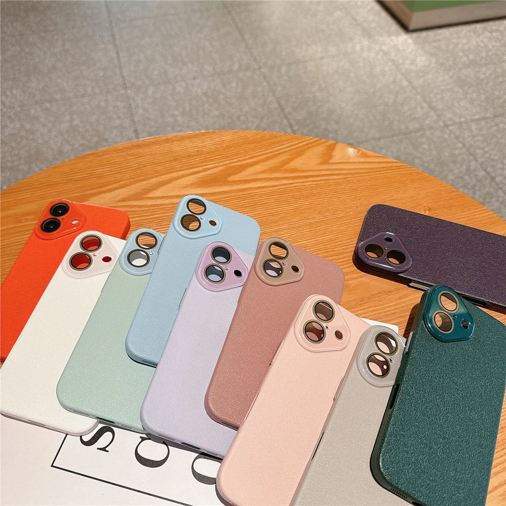 Lychee leather texture shockproof cover - product image