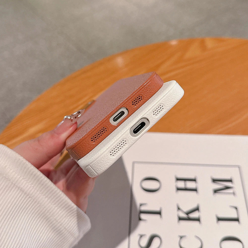 Lychee leather texture shockproof cover - product image