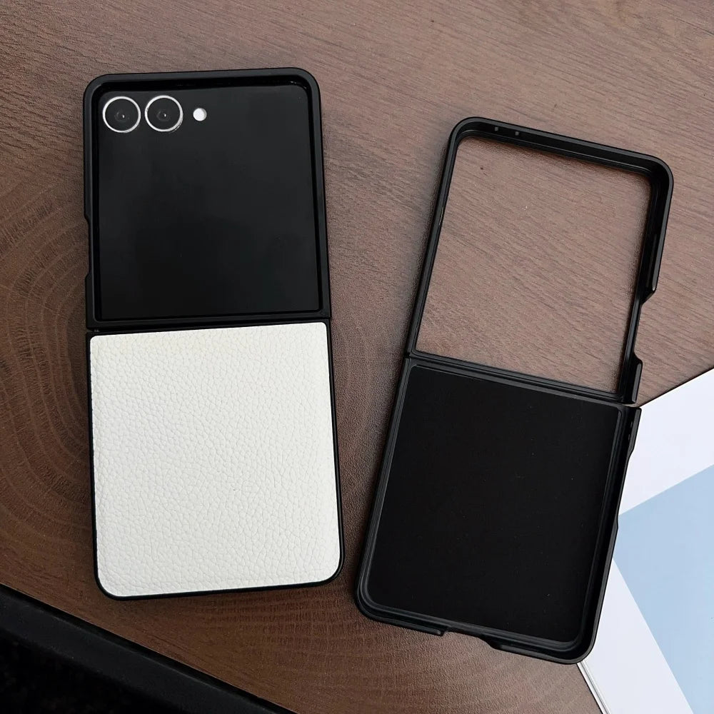 Lychee pattern leather shockproof case samsung flip - product image