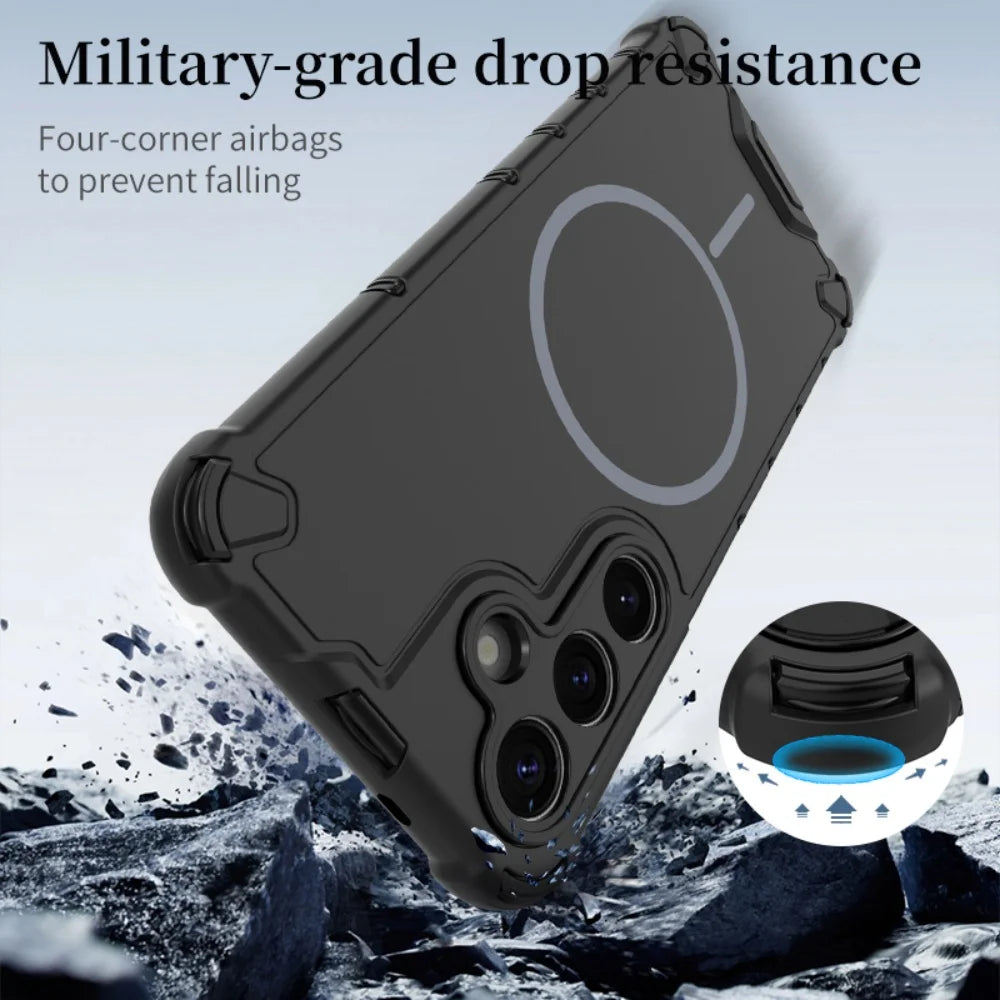 Magnetic armor heavy duty rugged shockproof case - product image
