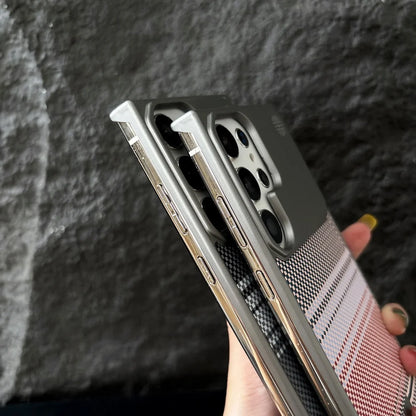 Magnetic carbon fiber frameless case samsung - product image