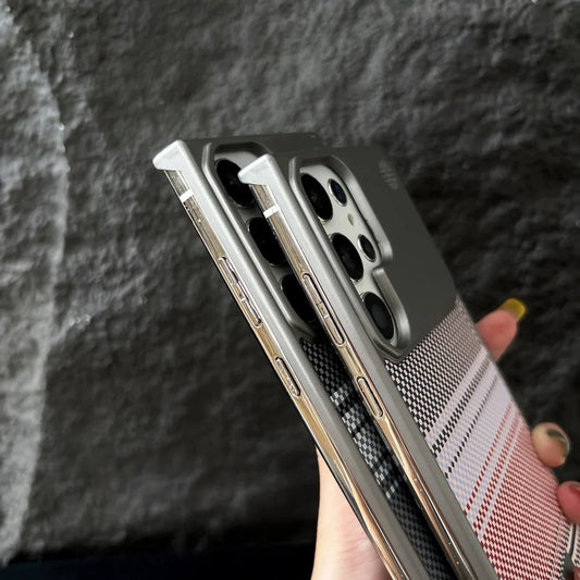 Magnetic carbon fiber frameless case samsung - product image