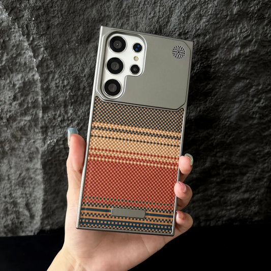 Magnetic carbon fiber frameless case samsung - product image