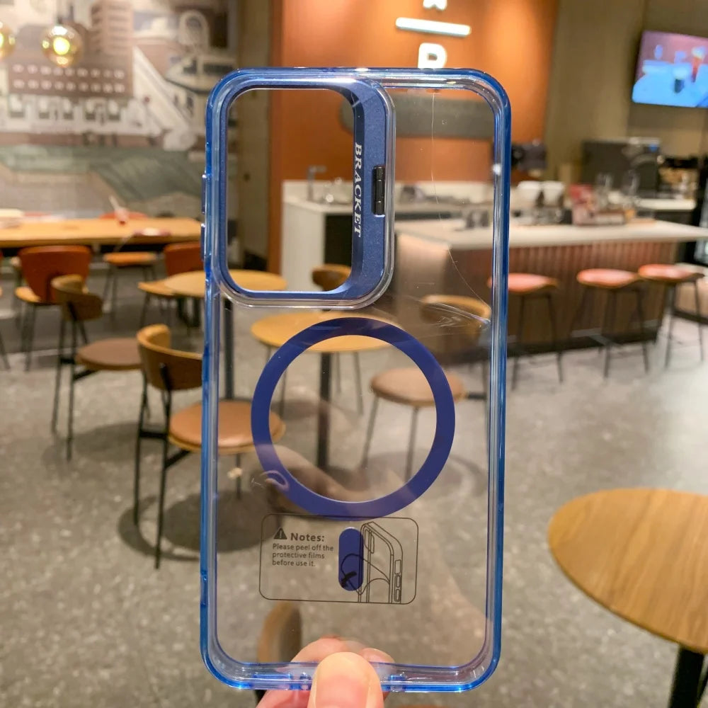 Magnetic clear fold lens holder case - product image