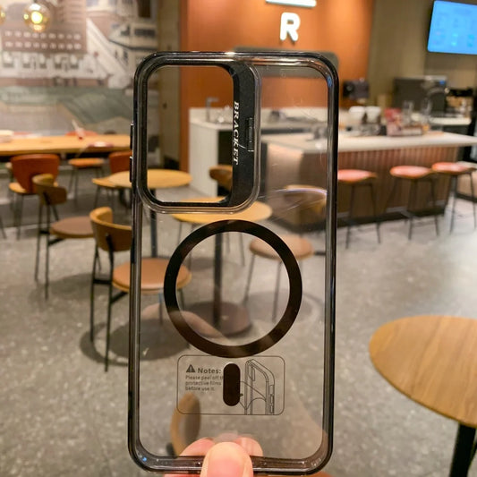 Magnetic clear fold lens holder case - product image