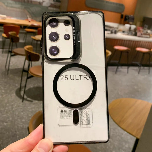 Magnetic clear fold lens holder case - product image