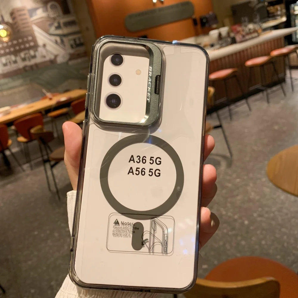 Magnetic clear fold lens holder case - product image