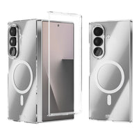 Magnetic Clear Shockproof Wireless Charge Case Fold