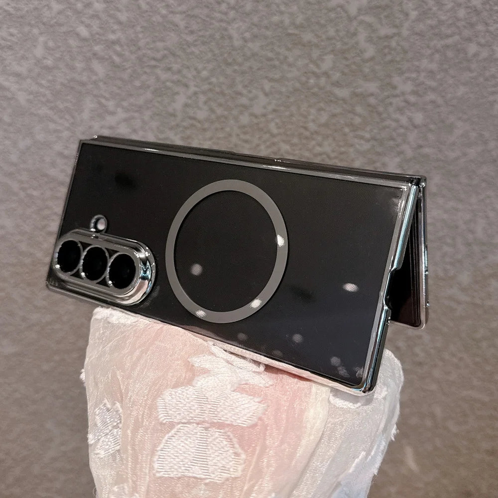 Magnetic clear soft silicone case galaxy z fold - product image