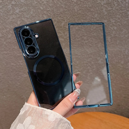 Magnetic clear soft silicone case galaxy z fold - product image