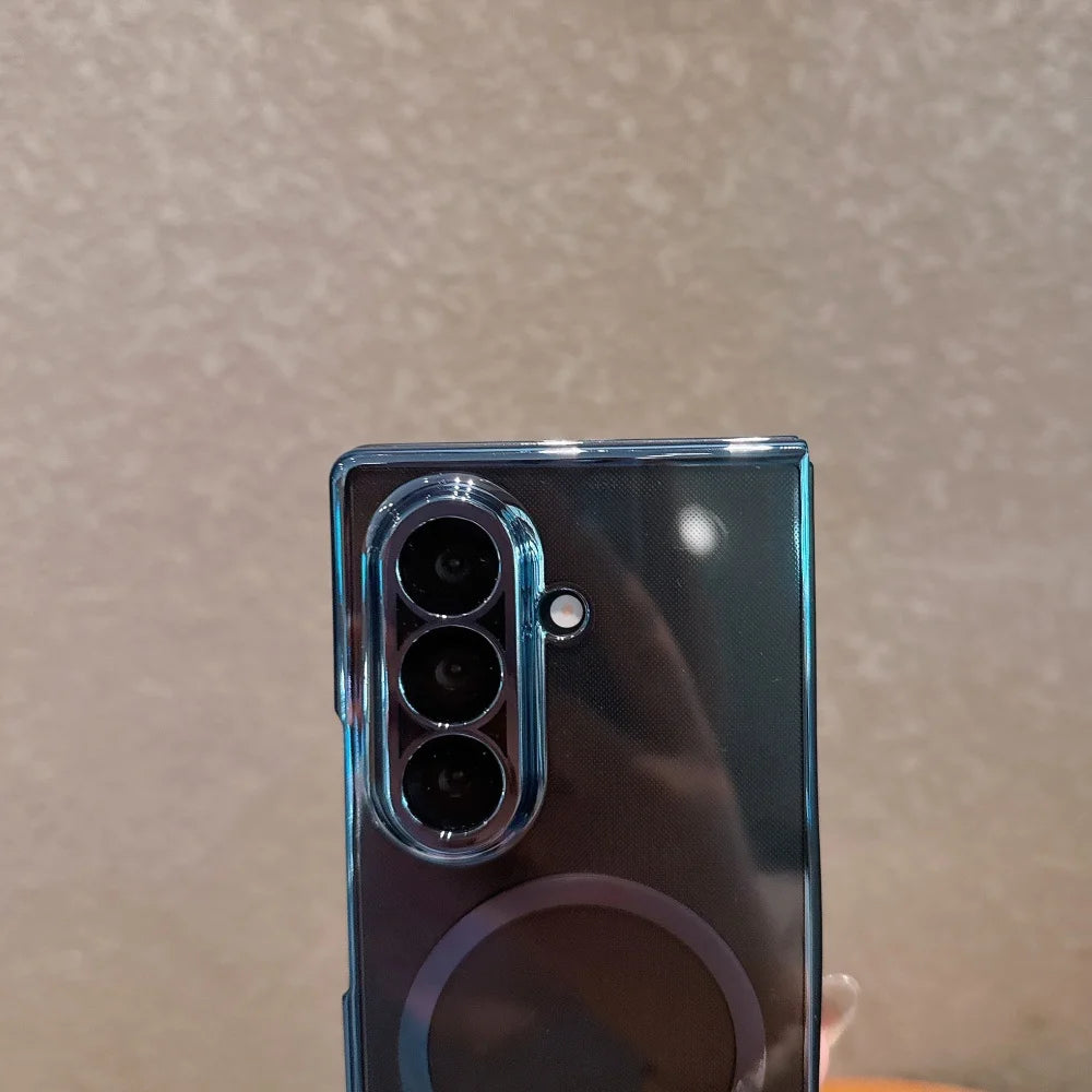 Magnetic clear soft silicone case galaxy z fold - product image