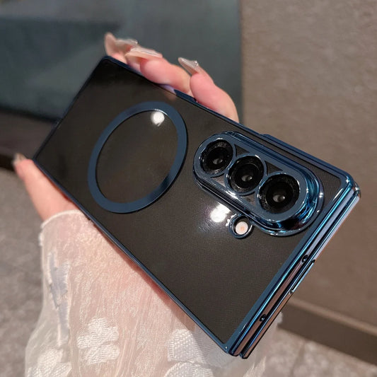 Magnetic clear soft silicone case galaxy z fold - product image