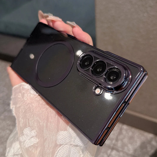 Magnetic clear soft silicone case galaxy z fold - product image