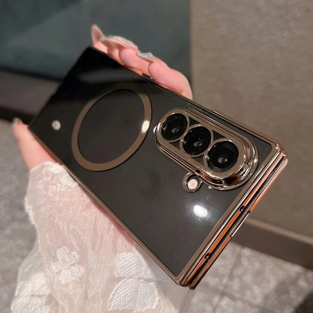 Magnetic clear soft silicone case galaxy z fold - product image