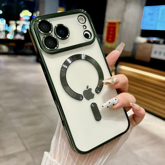 Magnetic magsafe clear camera protector - product image