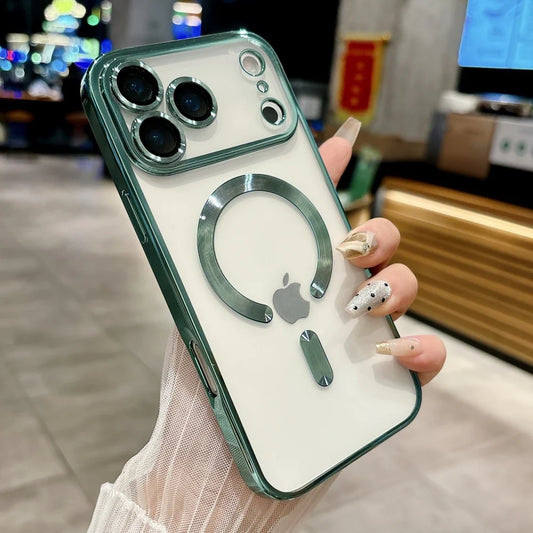 Magnetic magsafe clear camera protector - product image