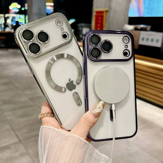 Magnetic magsafe clear camera protector - product image