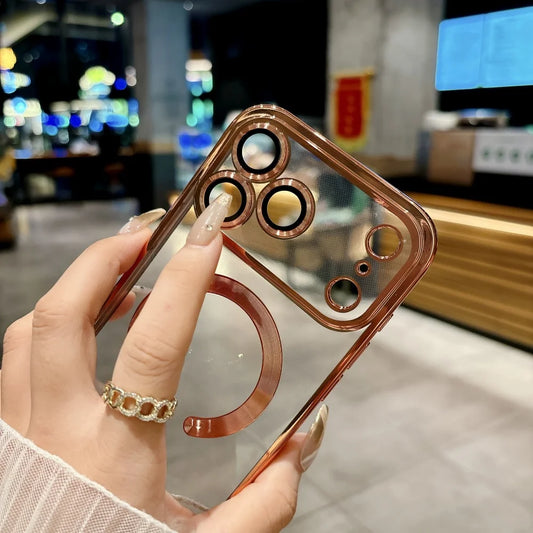 Magnetic magsafe clear camera protector - product image