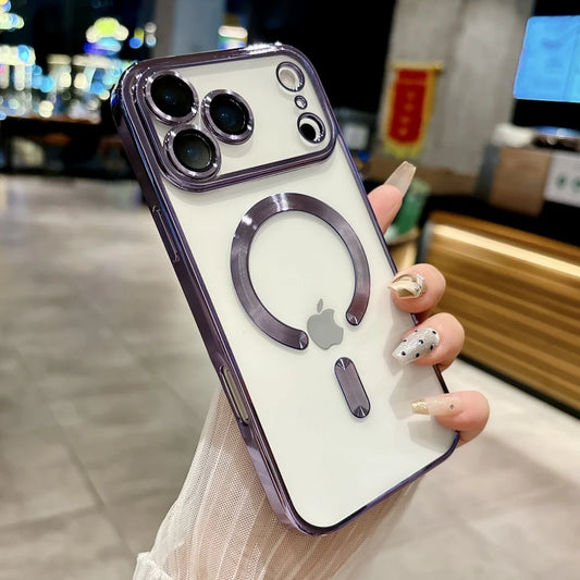 Magnetic magsafe clear camera protector - product image