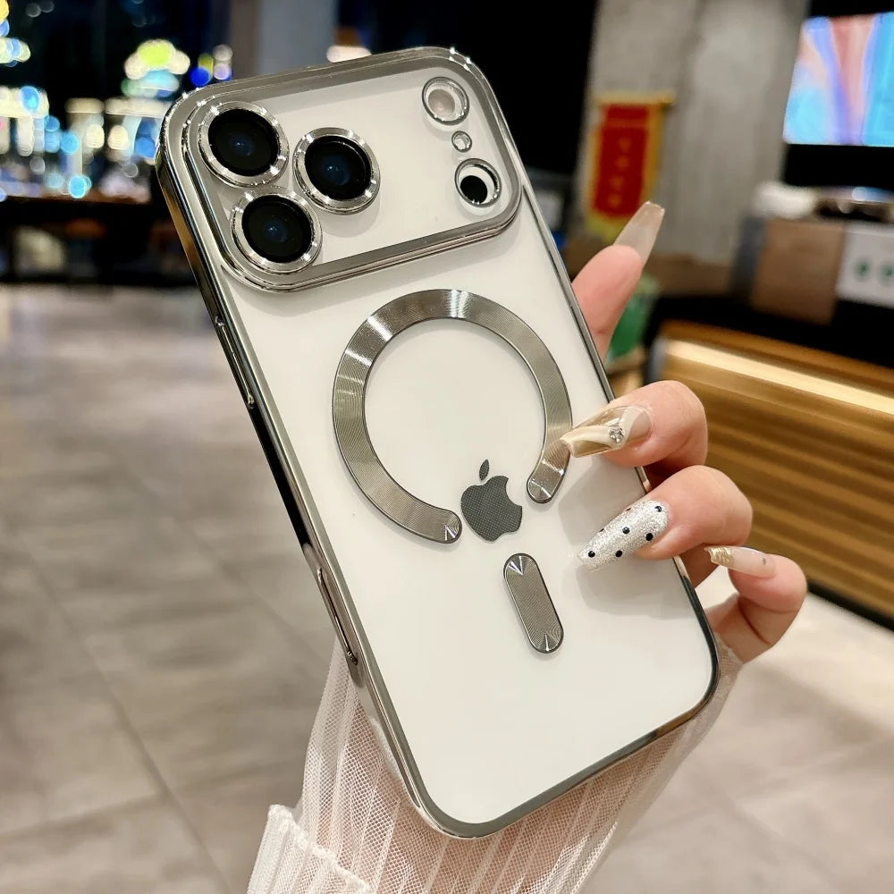 Magnetic magsafe clear camera protector - product image